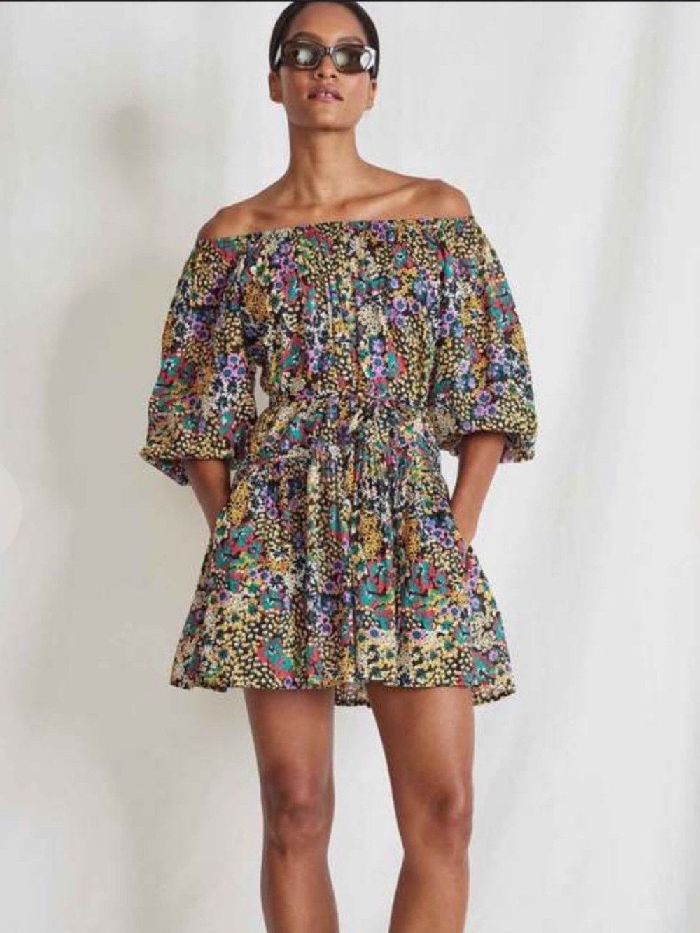 Apiece Apart DAVINA WILDFLOWER Mini DRESS 
Size Large